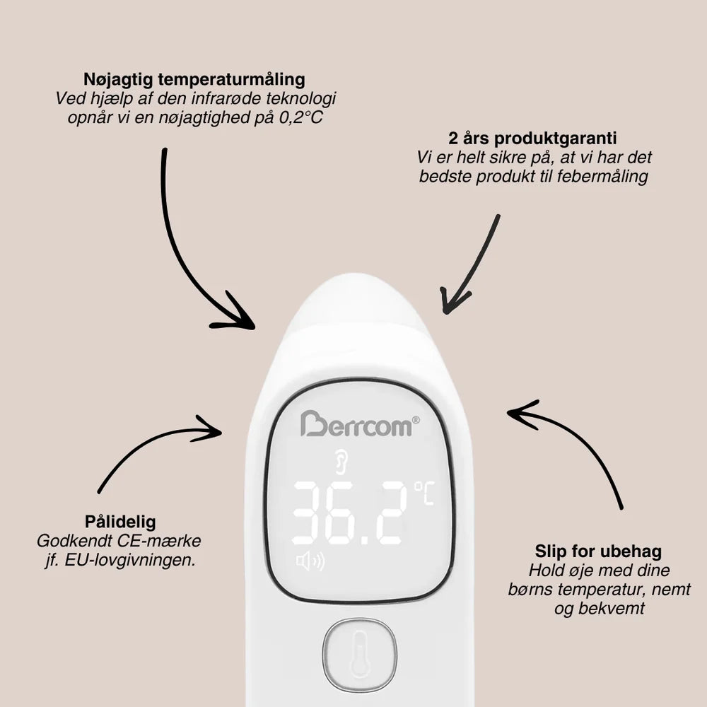 Berrcom Øretermometer